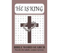 Bible Word Search Puzzle Book: Word searches with easy to read print about the Bible, Christ, Christians and More | 6 x 9 inches, 110 pages | 50+ ... Gift for Quite times, Vacations and Holidays