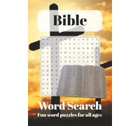 Bible Word Search Puzzle Book: Word Searches with Easy to Read Print about The Bible, Christianity, Faith and More | 6x9 inches, 110 pages | 50+ puzzles ... Gift for Vacations, Holidays and Free Times