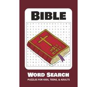 Bible Word Search Puzzle Book: Word Searches with Easy to Read Print about the Bible, Christianity, Narratives, and More | 6x9 inches, 110 pages | 50+ ... Gift for Vacations, Holidays, and Free Times
