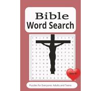 Bible Word Search Puzzle Book: Word Searches With Easy to Read Print about the Bible, Christianity, Word of God and More | 6x9 inches, 110 pages | 50+ ... Gift for vacations, Holidays and Free Time