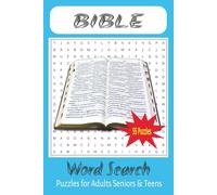 Bible Word Search Puzzle Book: Word Searches with Easy to Read Print about the Bible, Christians, Sinners and More | 6x9 inches, 110 pages | 55 ... Schools, Christian Schools and Free times.