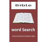 Bible word search puzzle book: Word searches with Easy to Read Print about the Bible, Cities, People and more/ 6x9 inches, 110 pages/ 50+ Puzzles... Holidays and Free Times