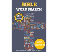 Bible Word Search Puzzle Book: Word Searches with Easy to Read Print about the Bible, Devotion, Christianity and More [6x9 inches, 110 pages] 50+ ... and Holidays, Free Time, and Pilgrimage