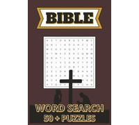 Bible Word Search Puzzle Book: Word searches with easy to read print about the Bible, faith, and Christianity | 6 x 9 inches,110 pages | 50+ puzzles… gifts for vacation, holidays and free time