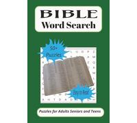 Bible Word Search Puzzle Book: Word Searches with Easy to Read Print About the Bible, Genesis, God, and More [6X9 inches, 110 pages] 50+ Puzzles Gift for Vacations, Holidays and Free Times