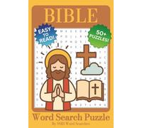 Bible Word Search Puzzle Book: Word Searches with Easy to Read Print about the Bible, Religion, Faith, and More | 6x9 inches, 110 pages | 50+ Puzzles … Gift for Vacations, Holidays, and Relaxing Times