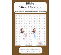 Bible Word Search Puzzle Book: Word Searches with Easy to Read Print about the Bible with Verses from Psalms and Proverbs and More | 6x9 inches, 110 ... Gifts for Vacations, Holidays, and Free Times