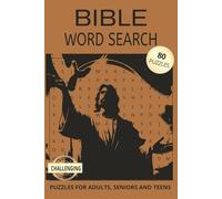 Bible Word Search Puzzle Book: Word Searches with Easy to Read Print about The Holy Bible, Scripture, and God | 6x9 inches, 160 pages | 80 puzzles...for Christian Faith, Love and Hope