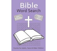 Bible Word Search Puzzle Book: Word Searches with Easy-to-Read Print about the Scriptures, Jesus, Christianity and More | 6 x 9 inches, 110 pages | ... for Vacations, Holidays and Free Times