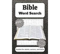 Bible Word Search Puzzle Book: Word Searches with Easy to Read Print about The Word, Bible Stories, Popular Characters and more | 6x9 inches, 110 ... Gift for Holidays, Vacations, and Downtime