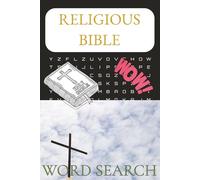 Bible Word Search puzzle Book: Word Searches with Easy to Read Print featuring Bible Women & Men, Religion, Hope and More | 6x9 inches, 110 pages | ... ... Gift for Vacation, Relaxing and Free Time