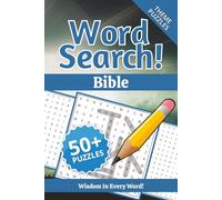 Bible Word Search Puzzle Book: Word Searches with Large Print about the Bible, Christianity, and More | 6x9 110 pages | 50+ Puzzles | Gift for Christians and Loved Ones