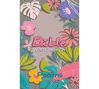 Bible Word Search Puzzle: Volume 1 includes Psalms 1 to 50, featuring easy-to-read print | 6 x 9 inches with 213 pages, 50 puzzles | Suitable for all ... to unwind while reflecting on God's Word.