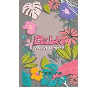 Bible Word Search Puzzle: Volume 1 includes Psalms 1 to 50, featuring easy-to-read print | 6 x 9 inches with 213 pages, 50 puzzles | Suitable for all ... to unwind while reflecting on God's Word.