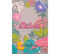 Bible Word Search Puzzle: Volume 1 | Psalms 1 to 50, featuring easy-to-read print, | 6 x 9 inches with 101 pages, 50 puzzles | Suitable for all ages... to unwind while reflecting on God's Word.