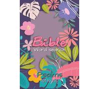 Bible Word Search Puzzle: Volume 3 includes Psalms 101 to 150, featuring easy-to-read print, | 6 x 9 inches with 101 pages, 50 puzzles | Suitable for ... to unwind while reflecting on God's Word.