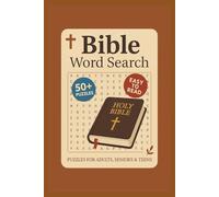 Bible Word Search Puzzle: Word Search with Easy to Read Print about the Bible, God, and Christianity | 6x9 inches, 110 pages| 50+ Puzzles... great for churches, vacations, and kids!