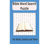 Bible Word Search Puzzle: Word Searches with Easy to Read Print about the Bible to boost your faith and focus For Adults, Seniors, and Teens/ 6x9 ... Gifts for Holiday, Vacations, and free time