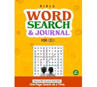 Bible Word Search Puzzles and Journal for Kids: 50+ Easy to Read Print Bible Verse Puzzles with Journaling Pages for Kids.... Perfect for Sunday School, Holidays, Birthday Gifts, and Quiet Time