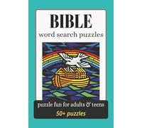 Bible Word Search Puzzles: Bible word search puzzles with easy to read print about the Bible, God, and scriptures and More 6x9 inches, 110 pages 50+ ... Study, vacation, Holidays, and relaxation