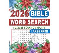 Bible Word Search Puzzles Book For Adults Large Print: Big print Designed for Peaceful and Enjoyable Any Time