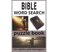 Bible Word Search Puzzles: Easy-to-read word searches Bible improve focus, memory, attention while having fun Strengthen your faith while challenging ... a good gift for holidays and free time