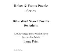 Bible Word Search Puzzles for Adults (Relax & Focus Puzzle Series)