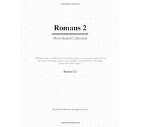 Bible Word Search Romans 2: A Verse-by-Verse Bible Puzzle Book Covering Every Word of Romans 2 (Large Print with Answers)