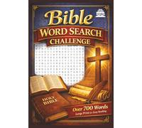 Bible Word Search: Word Search Puzzle with Easy to read Print about Bible, Jesus, Christian, religious- 6 x 9 inches, 110 pages, 700+ words, Great for Gifts, Devotional, daily, pray, relaxation