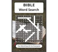 Bible Word Search: Word Search with easy to read print about the bible, faith, gospel and More.