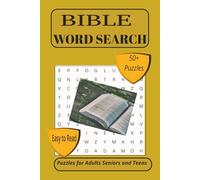 Bible Word Search: Word Searches with Easy to Read Print about, bible, exodus, Christ and more6X9 inches 110 pages, 50+ Puzzles Gift for Vacations and holidays and free times