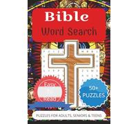 Bible Word Search: Word Searches with Easy to Read Print about Bible, History, Religion and More | 6x9 inches, 110 pages | 50+ Puzzles
