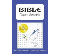 Bible Word Search: Word Searches with Easy to Read Print about Biblical Names, Biblical Places, Religious Items and More/6x9 inches, 110 pages/50+ Puzzles...Gift for Vacations, Holidays, and Free Time