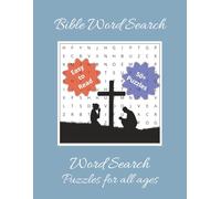 Bible Word Search: Word Searches with Easy to Ready Print about Jesus, Bible, Christianity and More | 8.5x11 inches, 110 pages | 50+ puzzles... Gift for Vacations, Holidays and Free Time