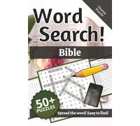 Bible Word Search: Words and Definitions of Bible: Word Puzzle Book | 110+ pages | 50+ puzzles | 6x9 | Spread the word! Easy to find! (Learning)