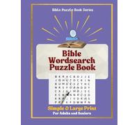 Bible Wordsearch Puzzle Book: Bible Puzzle Book Series For Adults and Seniors