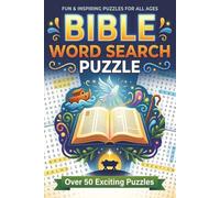 Bible Wordsearch Puzzle Book: Wordsearch Puzzles with Easy to Read Pint about Bible | 6x9 inches, 120 pages | 50+ Puzzles | Solutions Included