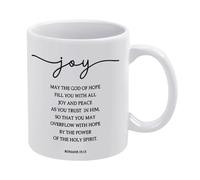 Biblia Alegría Romanos 15 13 Tazas Cerámica Taza De Café Con Asa Taza 330Ml Para Zumo Amigo Leche