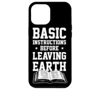 Biblia Basic Instructions Before Leaving Earth Camiseta Carcasa para iPhone 12 Pro MAX