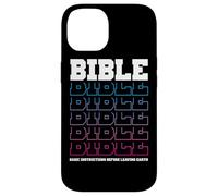Biblia Basic Instructions Before Leaving Earth Camiseta Carcasa para iPhone 14