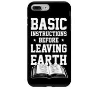 Biblia Basic Instructions Before Leaving Earth Camiseta Carcasa para iPhone 7 Plus/8 Plus