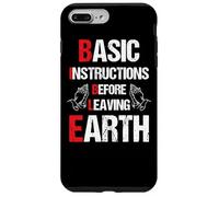 Biblia Basic Instructions Before Leaving Earth Camiseta Carcasa para iPhone 7 Plus/8 Plus