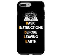 Biblia Basic Instructions Before Leaving Earth Camiseta Carcasa para iPhone 7 Plus/8 Plus