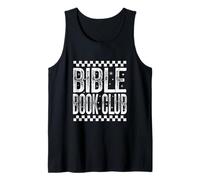 Biblia Book Club Christian Girl Religioso Bíblico Estudio Regalo Camiseta sin Mangas