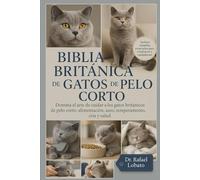 BIBLIA BRITÁNICA DE GATOS DE PELO CORTO: Domina el arte de cuidar a los gatos británicos de pelo corto: alimentación, aseo, temperamento, cría y salud