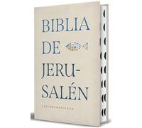 Biblia Católica Biblia de Jerusalén Latinoamericana, tapa dura edición clásica marrón arena con índice / Jerusalem Bible - Latin American Edition HC Sand