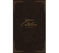 Biblia Católica, Ilustrada, Piel genuina, Café, Comfort Print: Biblia Católica Ilustrada, Piel Genuina, Marrón, Comfort Print