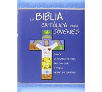 Biblia Catolica para JOVENES (Junior cre: edición dos tintas - Junior [símil piel azul con cremallera]