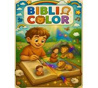 BIBLIA COLOR: Disegni da colorare, storie con insegnamenti e giochi per bambini che raccontano la fedeltà e il coraggio di tre grandi eroi della ... (Le Grandi Storie della Bibbia da Colorare)