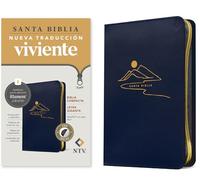 Biblia Compacta NTV, Letra Gigante De Z Per Con Filament: Sentipiel, Azul, Índice, Letra Roja With Thumb Index, With Zip Fastener